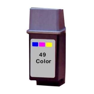 Remanufactured HP 49, 51649A ink cartridge, tri-color