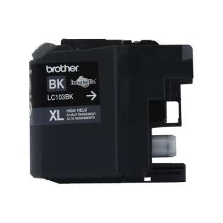 Brother LC103BK original ink cartridge, high capacity yield, black, 600 pages