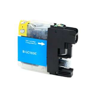 Compatible inkjet cartridge for Brother LC103C / LC101C - cyan, 600 pages