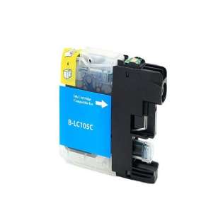 Compatible cartridge for Brother LC105C - cyan, 1200 pages
