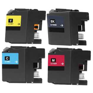 4 Pack: Brother LC10E Compatible Cartridges (BK/C/M/Y)