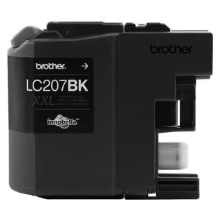 Brother LC207BK original ink cartridge, super high capacity yield, black, 1200 pages