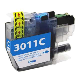 Compatible 499 inks brand inkjet cartridge for Brother LC3011C - cyan
