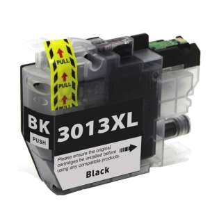 Compatible inkjet cartridge for Brother LC3013BK - high yield black