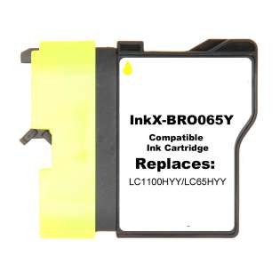 Compatible cartridge for Brother LC65HYM - yellow