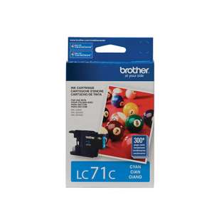 Brother LC71C original ink cartridge, cyan, 300 pages