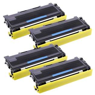 Compatible Brother TN360 toner cartridges, high capacity yield (pack of 4)