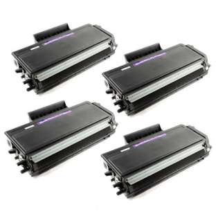 Compatible Brother TN650 toner cartridges, high capacity yield (pack of 4)