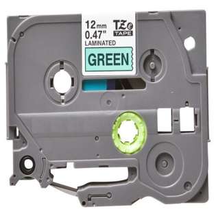 Compatible label tape for Brother TZe-731 - black on green