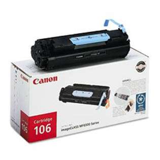 Canon 106 Genuine Original (OEM) laser toner cartridge, 5000 pages, black