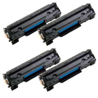 Compatible Canon 125 toner cartridges (pack of 4)