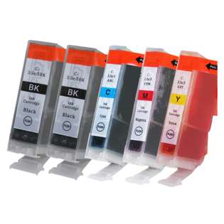 Compatible Multipack for Canon BCI-3 - 5 pack