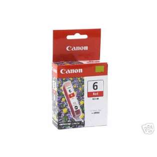 Canon BCI-6R Genuine Original (OEM) ink cartridge, red