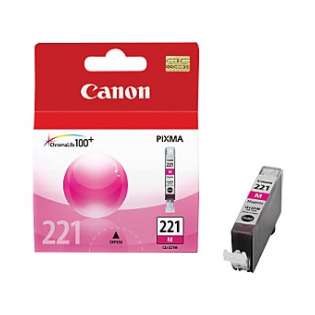Canon CLI-221M Genuine Original (OEM) ink cartridge, magenta