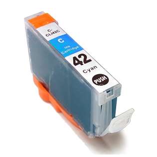 Compatible inkjet cartridge for Canon CLI-42BK - cyan