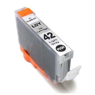 Compatible inkjet cartridge for Canon CLI-42BK - light gray