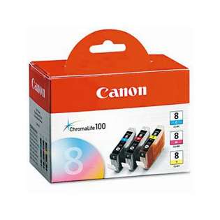 OEM Canon 0621B016 / CLI-8 Multipack - 3 pack