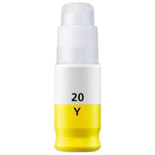 Compatible inkjet bottle for Canon GI-20Y - yellow