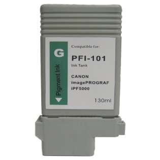 Compatible Canon PFI-101G ink cartridge, green