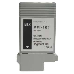 Compatible Canon PFI-101MBK ink cartridge, matte black