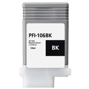 Replacement for Canon PFI-106BK - black