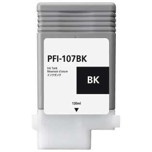 Replacement for Canon PFI-107BK - black