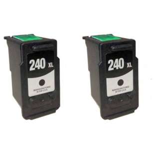 Remanufactured inkjet cartridges Multipack for Canon PG-240XL - 2 pack