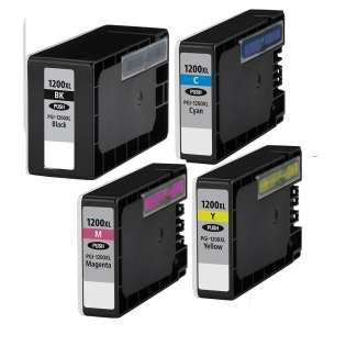 Compatible Canon PGI-1200 XL ink cartridges (pack of 4)