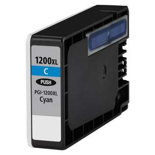 Compatible Canon PGI-1200C XL ink cartridge, high capacity yield, pigment cyan, 900 pages