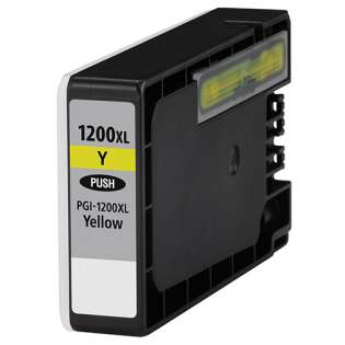 Compatible Canon PGI-1200Y XL ink cartridge, high capacity yield, pigment yellow, 900 pages
