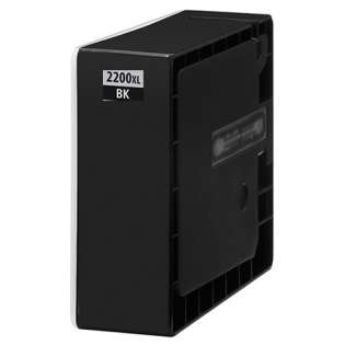 Compatible Canon PGI-2200BK XL ink cartridge, high capacity yield, pigment black, 2500 pages