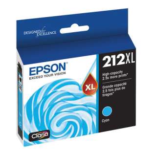 Original Epson T212XL212 (212XL) inkjet cartridge - high capacity cyan