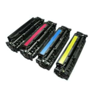 Compatible HP 312A, CF380A, CF381A, CF383A, CF382A toner cartridges (pack of 4)