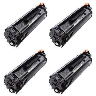 Compatible/Compatible HP CB435A (35A) toner cartridge - Pack of 4