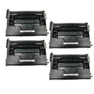 Replacement Compatible HP CF237A (37A) toner cartridges - 4-pack