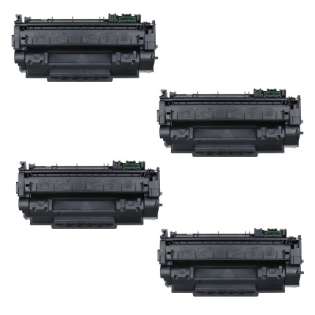 Compatible HP Q7553X (53X) toner cartridges - Pack of 4