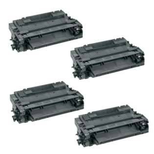 Compatible HP CE255A (55A) toner cartridges - Pack of 4