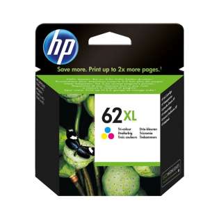 OEM (genuine original) HP C2P07AN (HP 62XL) ink cartridge - high capacity color