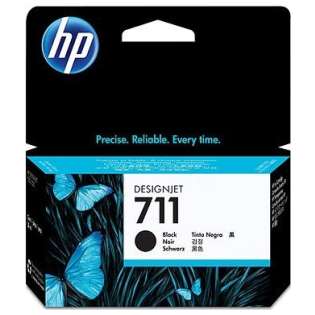 HP 711XL, CZ133A Genuine Original (OEM) ink cartridge, high capacity yield, black