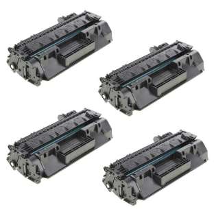 Compatible HP CF280X (80X) toner cartridges - JUMBO capacity (EXTRA high capacity yield) - Pack of 4