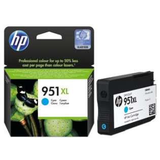 HP 951XL, CN046AN Genuine Original (OEM) ink cartridge, high capacity yield, cyan, 1500 pages
