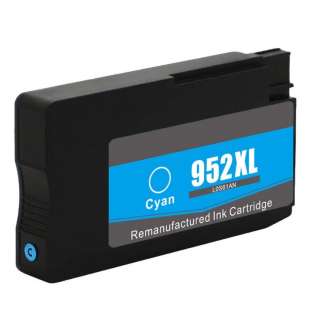Remanufactured HP L0S61AN (HP 952XL) ink cartridge - high capacity cyan
